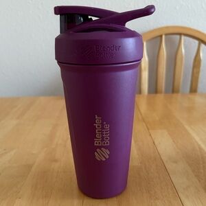 BlenderBottle Stainless Steel Purple Shaker